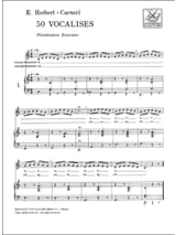50 Vocalises - Herbert-Caesari - Partition - Pédagogie